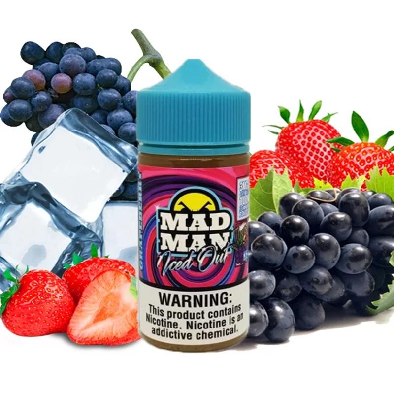 MADMAN 100ML TW GRAPE STRABERRY ICE 3MG
