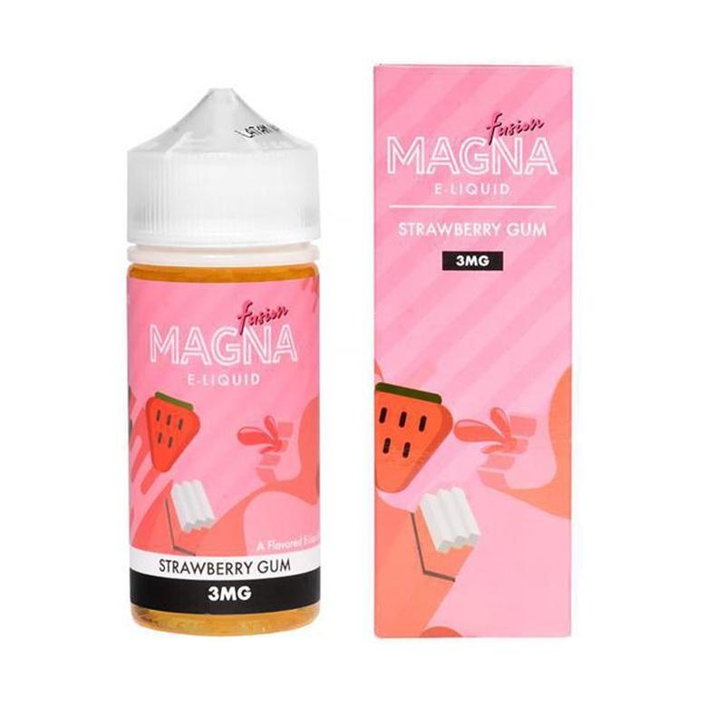 MAGNA 100ML STRAWBERRY GUM 03MG