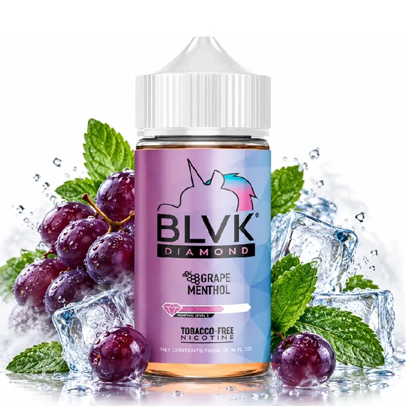 BLVK 100ML DIAMOND GRAPE MENTHOL 3MG
