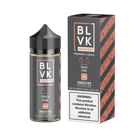 BLVK 100ML HUNDREDS PEACH PEAR 03MG