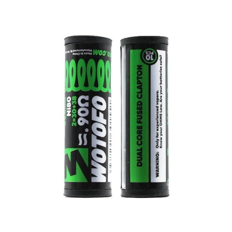 WOTOFO COIL DUAL CORE FUSED CLAPTON 0.90