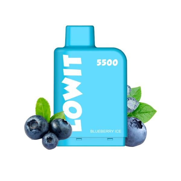 ELFBAR LOWIT REFIL 5500 BLUEBERRY ICE