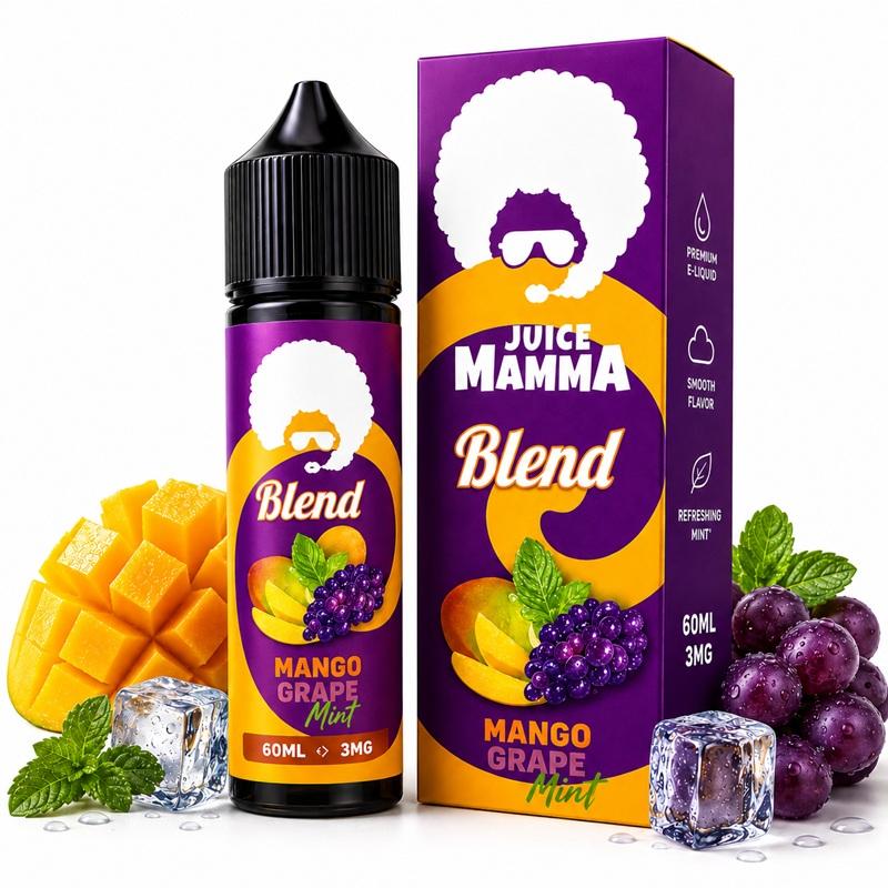 MAMMA 60ML MANGO GRAPE MINT 3MG