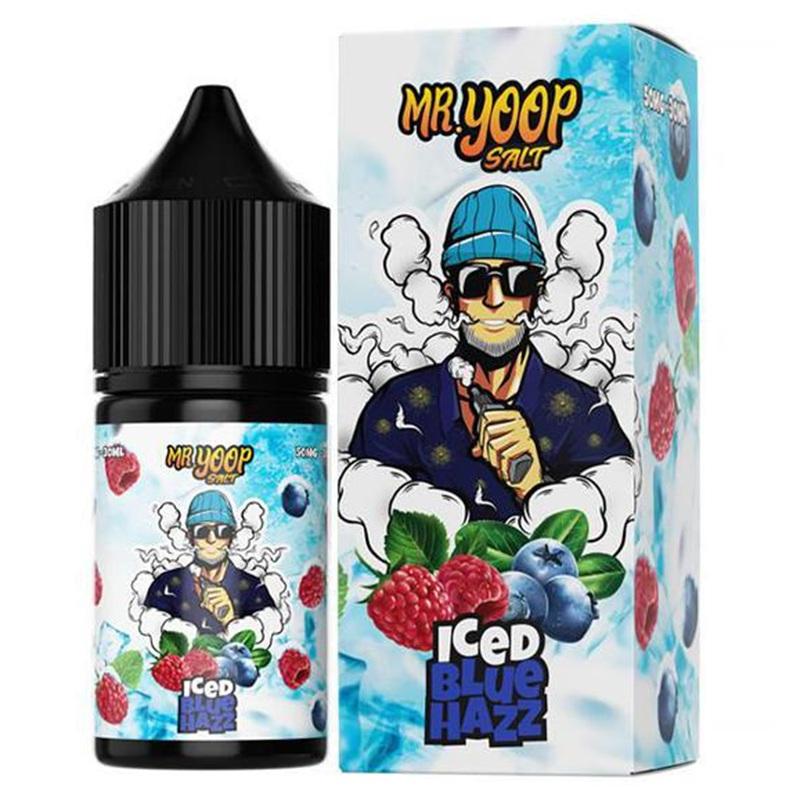 MR YOOP 30ML SALT ICED BLUE HAZZ 35MG