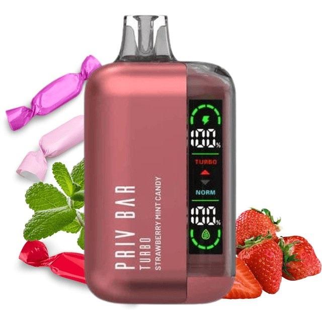 SMOK 15K PRIVBAR TU SYRAWBERRY MINT CANDY