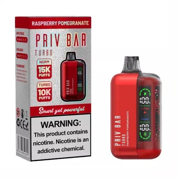 SMOK 15K PRIVBAR TU RASPBERRY POMEGRANTE