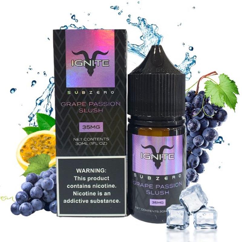 IGNITE SALT 30ML GRAPE PASSION SLUSH 35MG