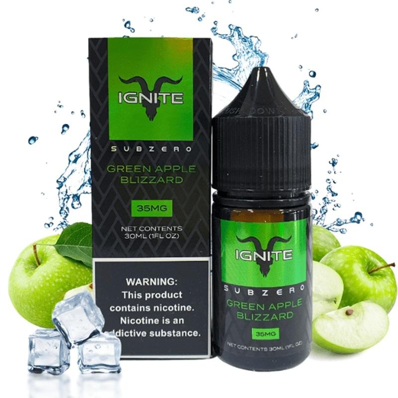 IGNITE SALT 30ML GREEN APPLE BLIZZARD 35MG