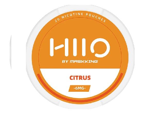 NICOTINE HIIO MASKING POUCHES CUTRUS 06MG