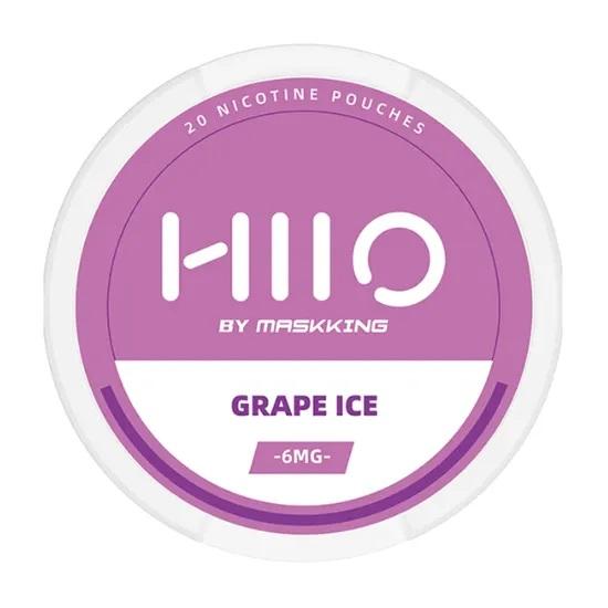 NICOTINE HIIO MASKING POUCHES GRAPE ICE 06MG