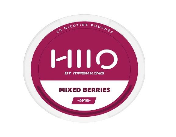 NICOTINE HIIO MASKING POUCHES MIXED BERRIES 0