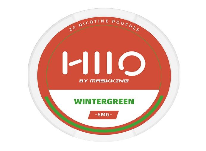 NICOTINE HIIO MASKING POUCHES WINTERGREEN 06MG