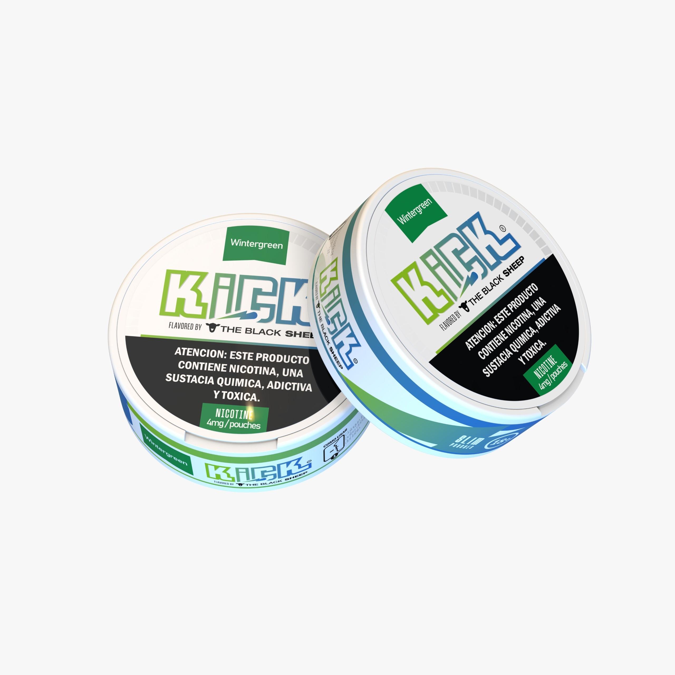 NICOTINE BLACK SHEEP KIGK 4MG WINTERGREEN