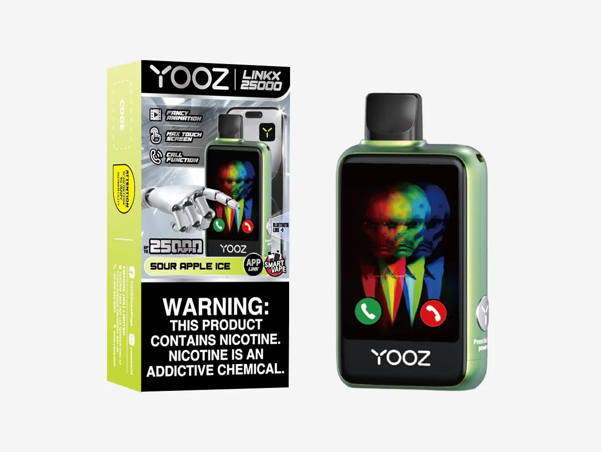 YOOZ 25K BLUETOOTH SOUR APPLE ICE