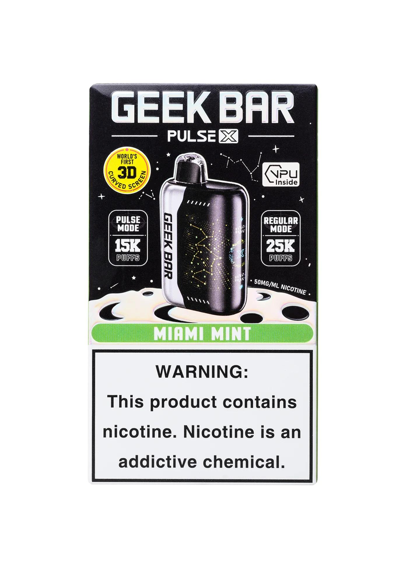 GEEKBAR 25K PULSE X MIAMI MINT