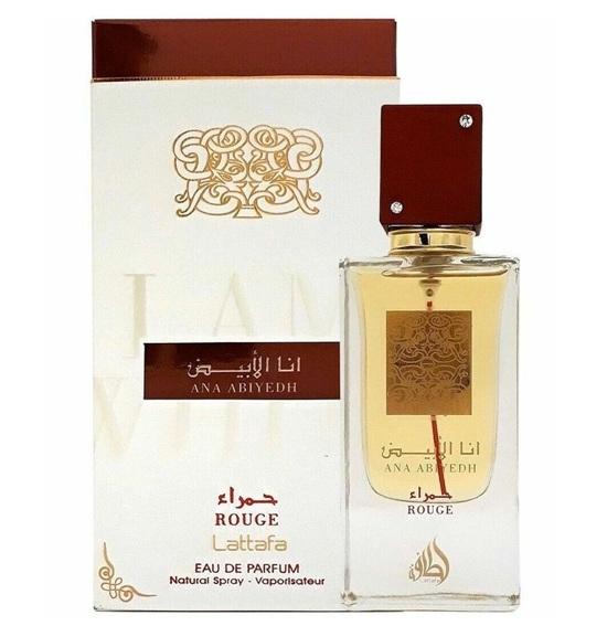 PERFUME LATTAFA ANA ABIYAD ROUGE WOMEN 60ML