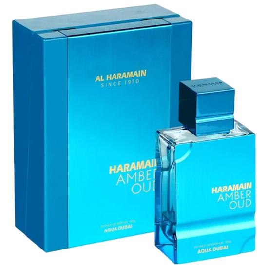 PERFUME AL HARAMAIN AMBER OUD AQUA DUBAI 100ML AZU