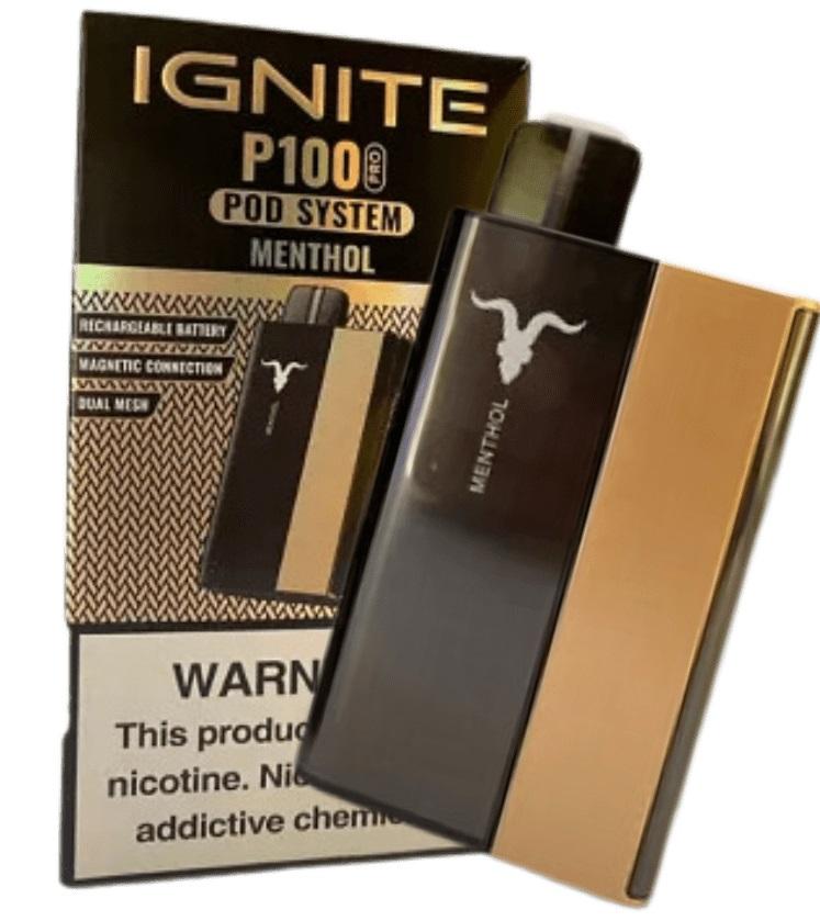 IGNITE P100 KIT GOLD MENTHOL