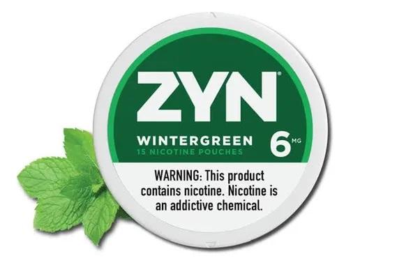 NICOTINE ZYN WINTERGREEN 6MG