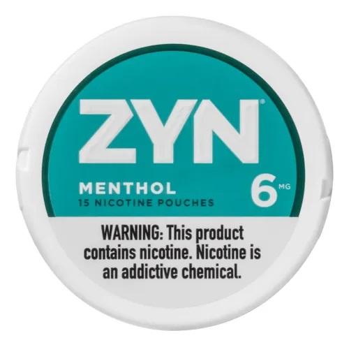 NICOTINE ZYN MENTHOL 6MG