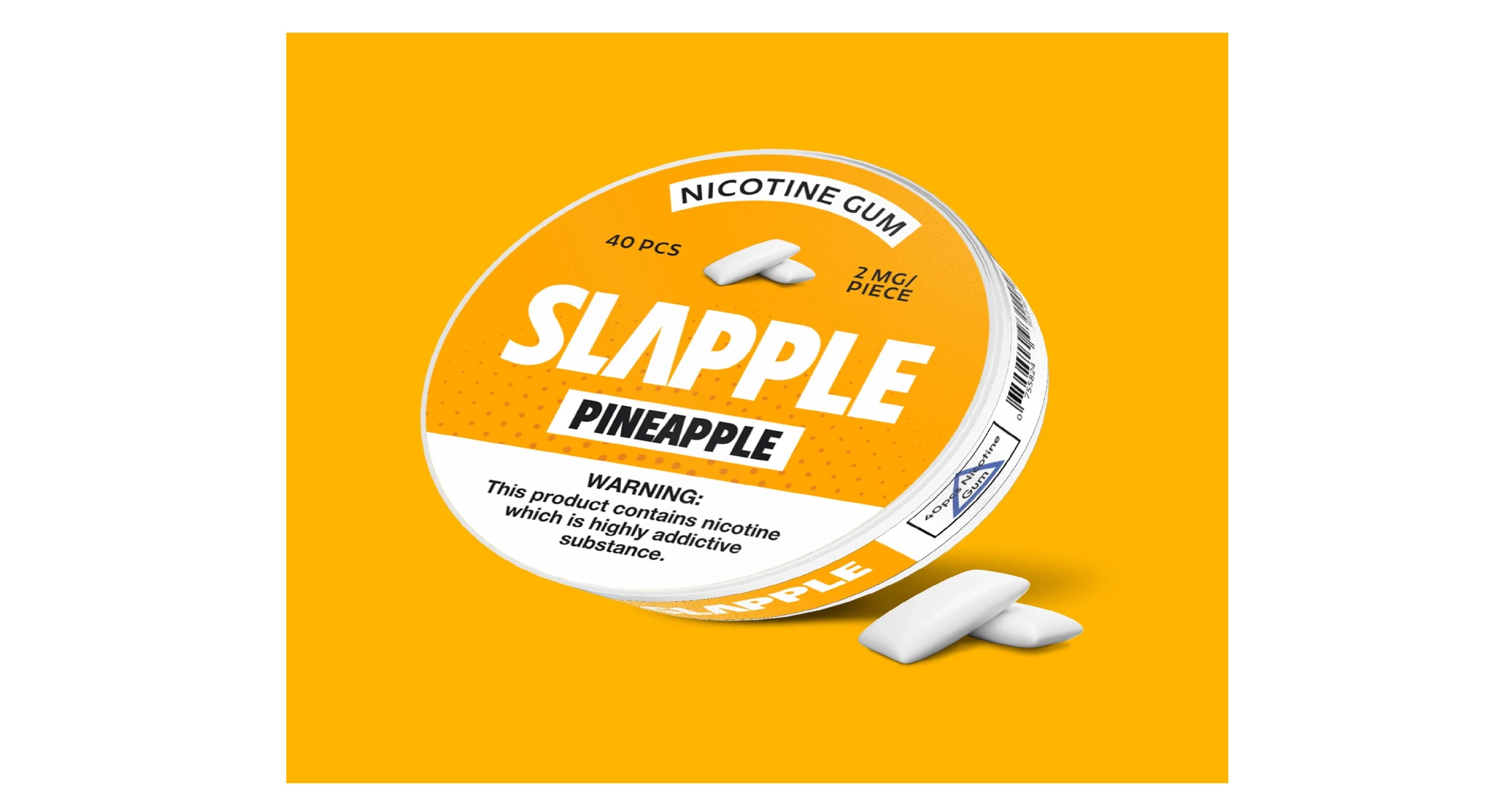 NICOTINE SLAPPLE CHICLETE 2MG PINEAPPLE