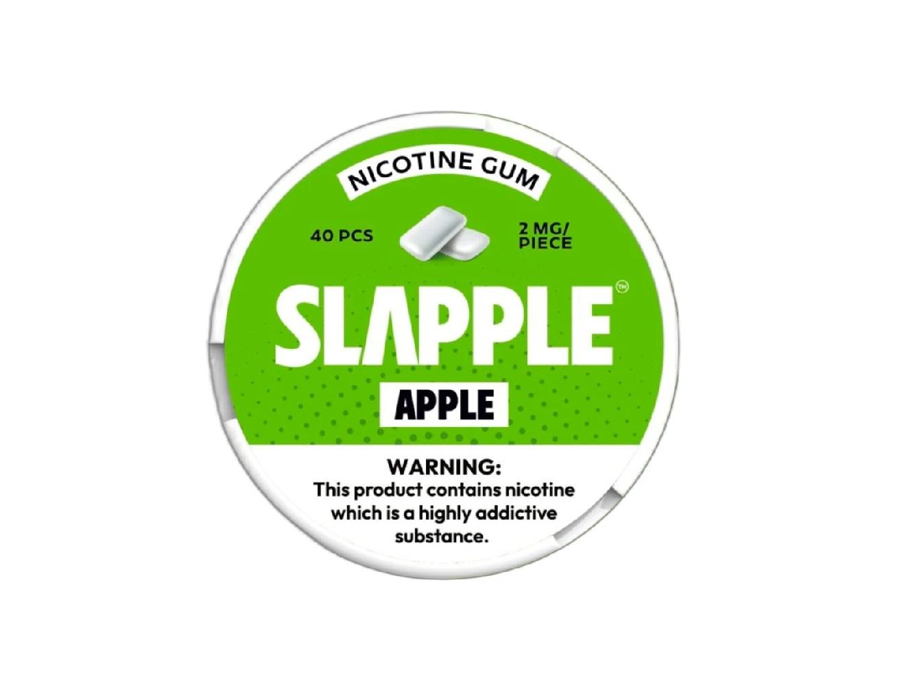 NICOTINE SLAPPLE CHICLETE 2MG APPLE