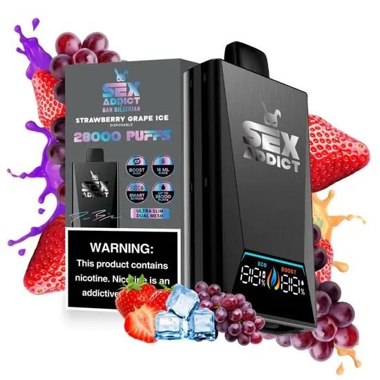 SEX ADDICT BLACK S280 STRAWBERRY GRAPE ICE