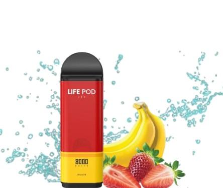 LIFE POD 8K ECO PRO REFILL STRAWBERRY BANANA