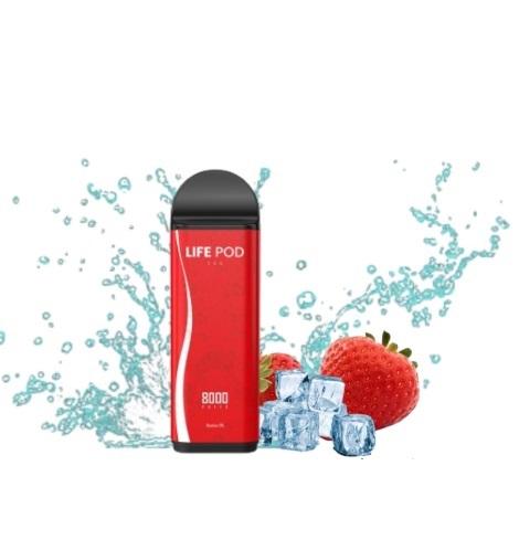 LIFE POD 8K ECO PRO REFILL STRAWBERRY ICE