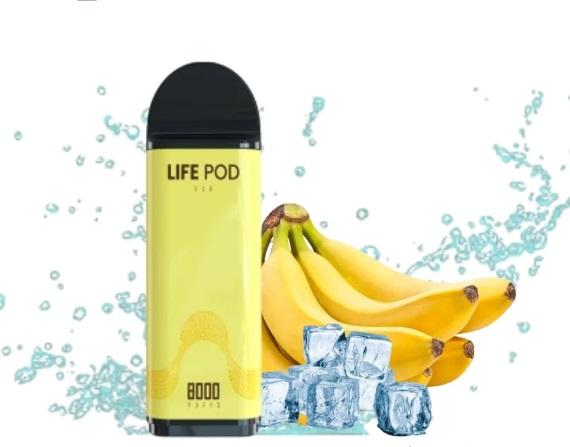 LIFE POD 8K ECO PRO REFILL BANANA ICE