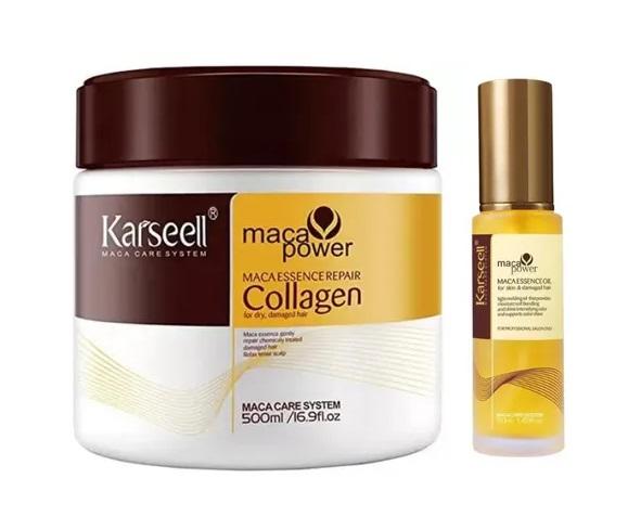 KARSEELL COLLAGEN MACA 500ML+OIL 50ML 2PC