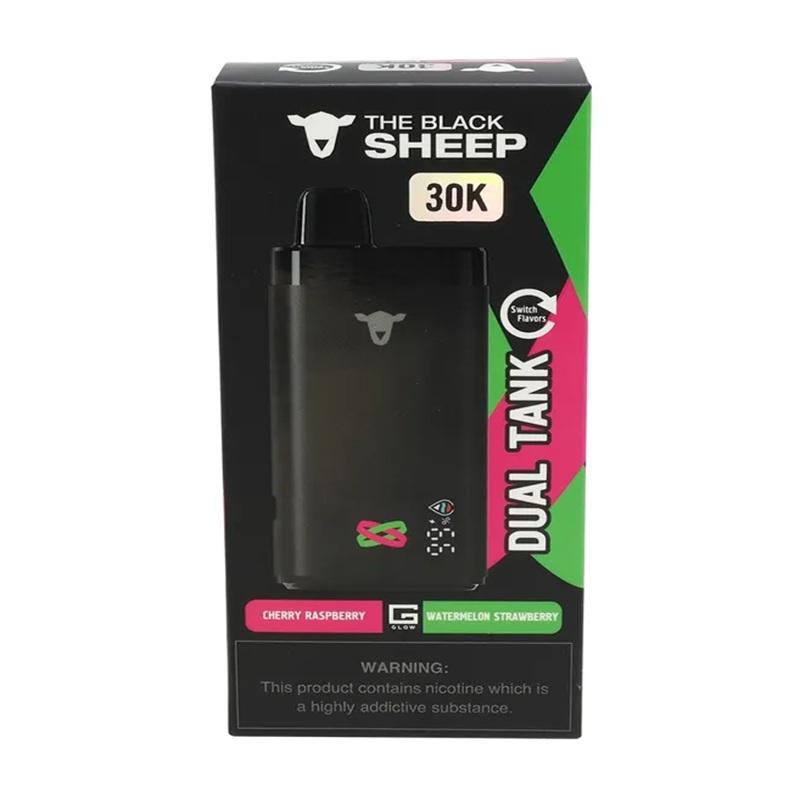 BLACK SHEEP 30K CHERRY RASPBEERY+WATER STRAW