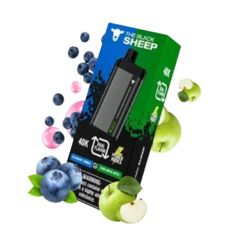 BLACK SHEEP 40K SWI BLUEBERRY BUB+SOUR GREEN APPLE