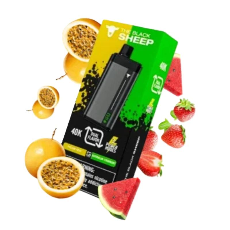 BLACK SHEEP 40K SWI PASSION FRUIT+STRAW WATERM