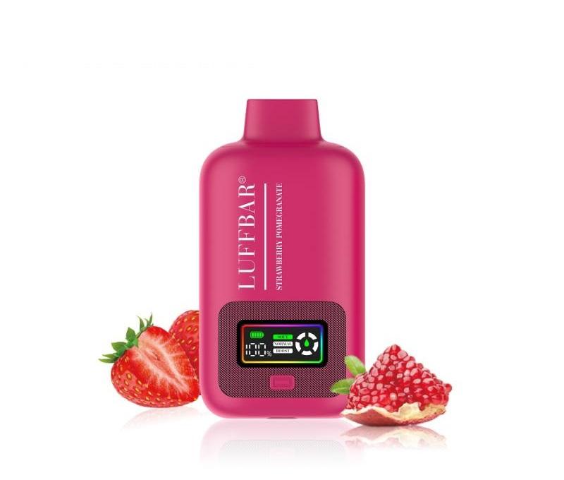 LUFFBAR 40K STAWBERRY POMEGRANATE