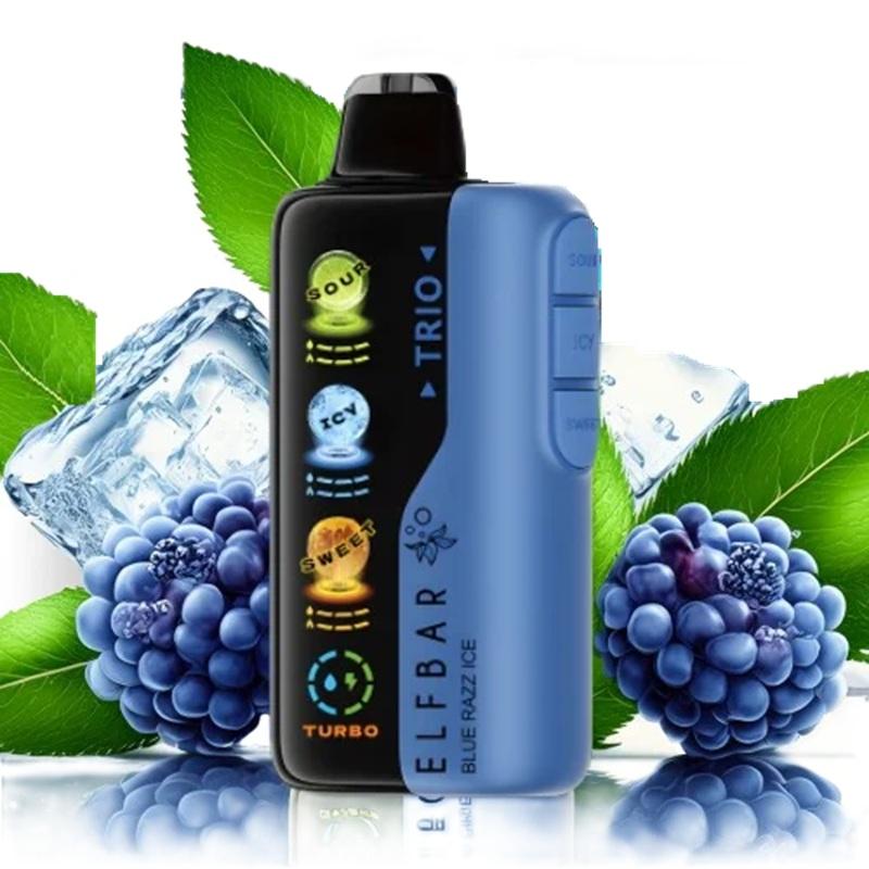 ELFBAR 40K TRIO BLUE RAZZ ICE