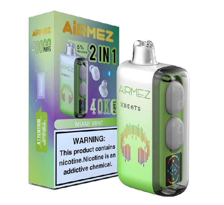 BLUETOOTH AIRMEZ 40K XBEATS MIAMI MINT