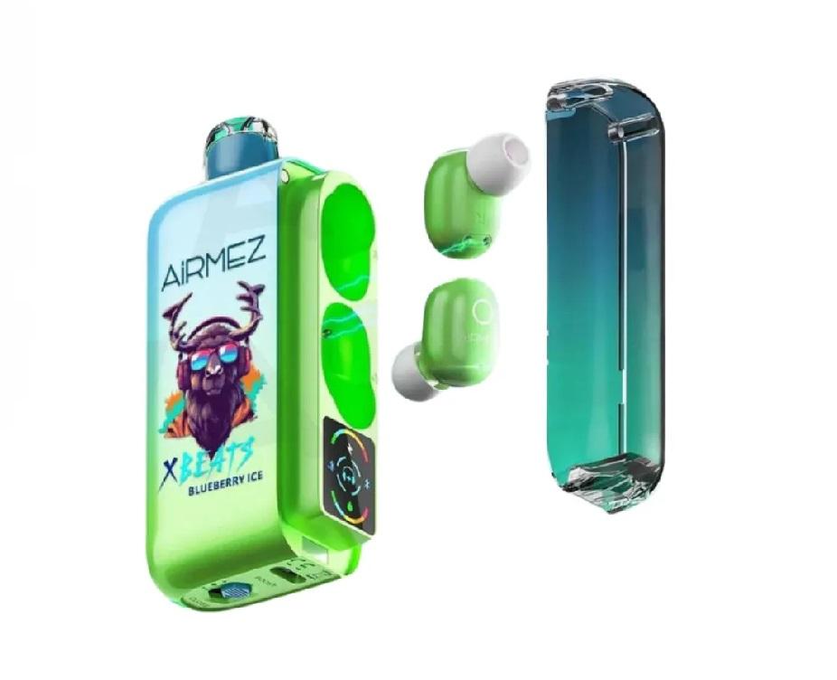 BLUETOOTH AIRMEZ 40K XBEATS BLUEBERRY ICE