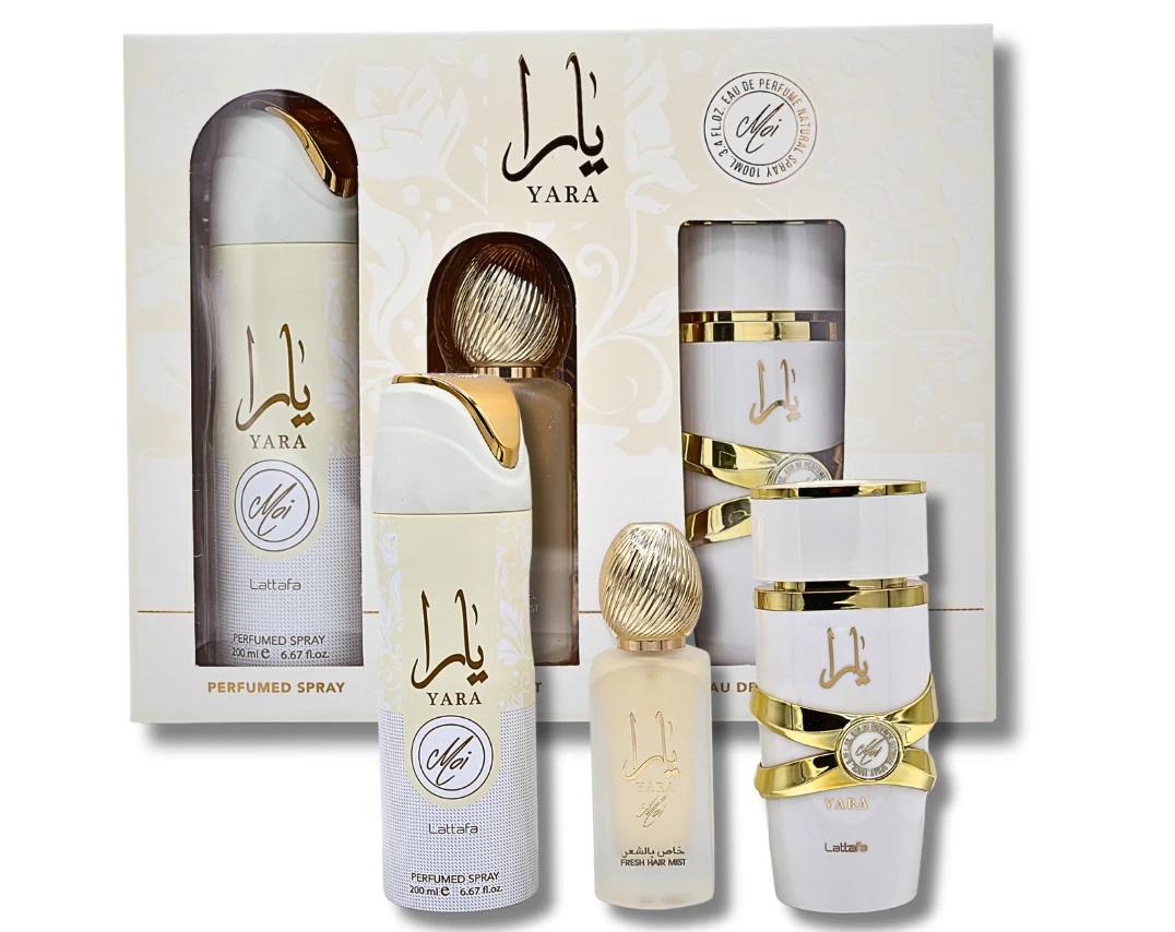 PERFUME KIT LATTAFA YARA MOI BRANCA 3P