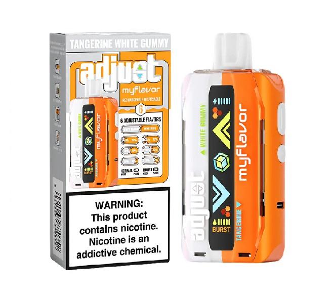 ADJUSTY 40K BLUE TANGERINE WHITE GUMMY