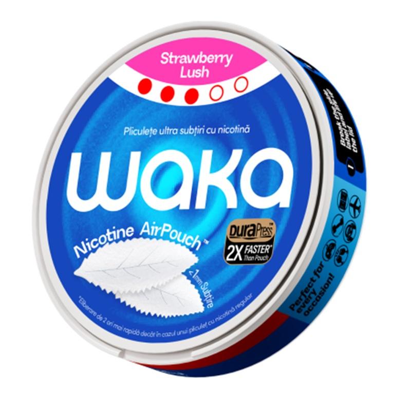 NICOTINE WAKA POUCHES STRAWBERRY LUSH 06MG
