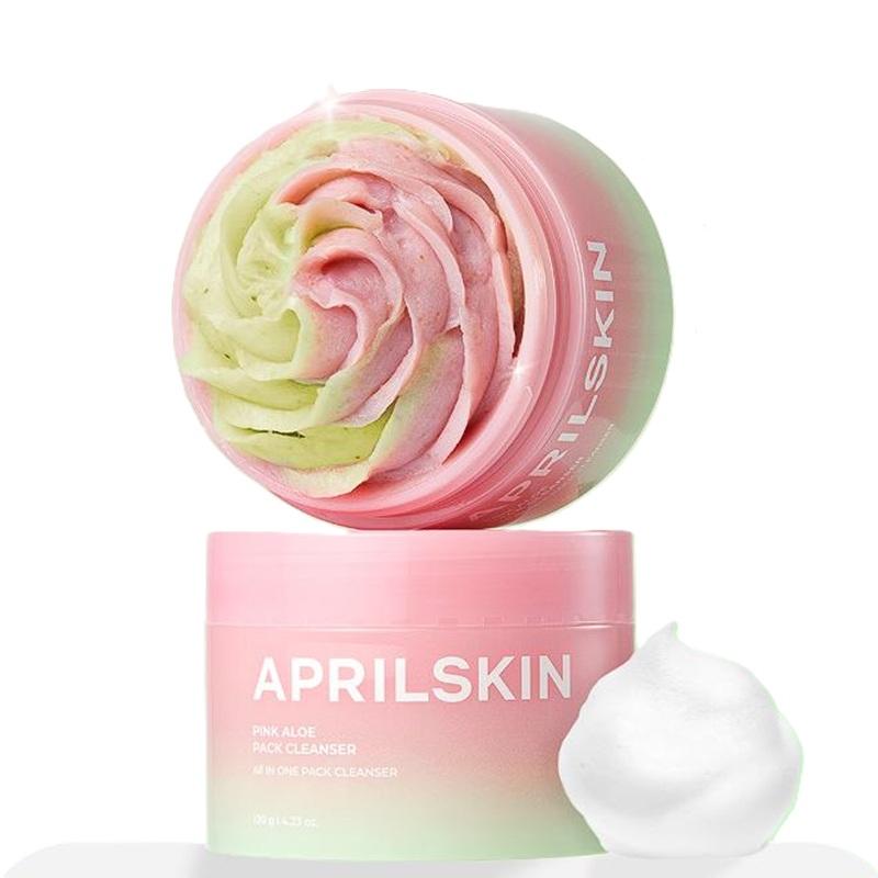 APRILSKIN PINK ALOE PACK CLEANSER 120G