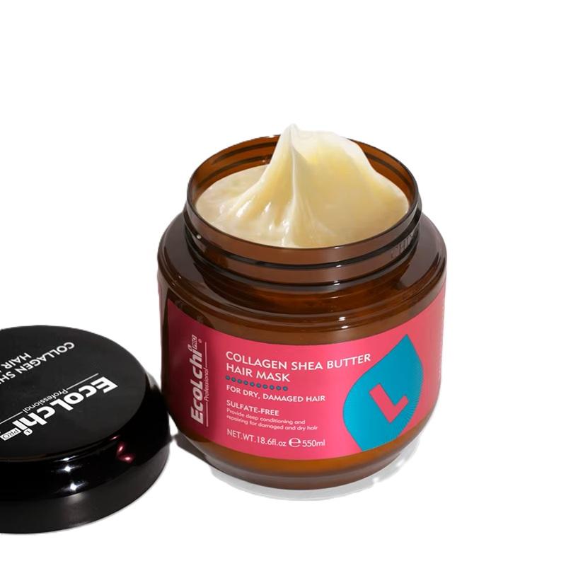 ECOLCHI COLLAGEN SHEA BUTTER HAIR MASK 550ML