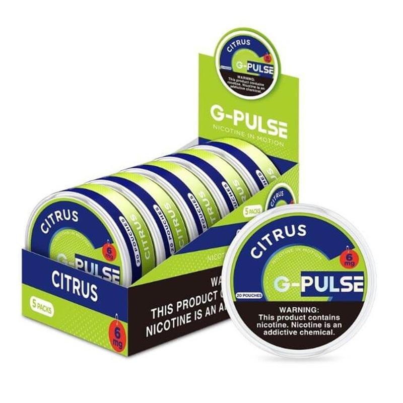 NICOTINE G-PULSE CITRUS 06MG GEEKBAR