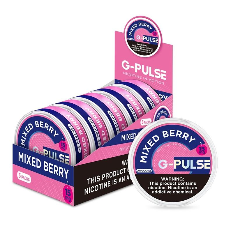 NICOTINE G-PULSE MIXED BERRY 15MG GEEKBAR