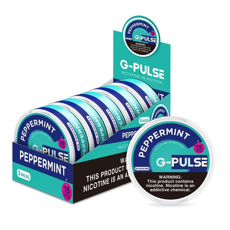 NICOTINE G-PULSE PEPPERMINT 15MG GEEKBAR