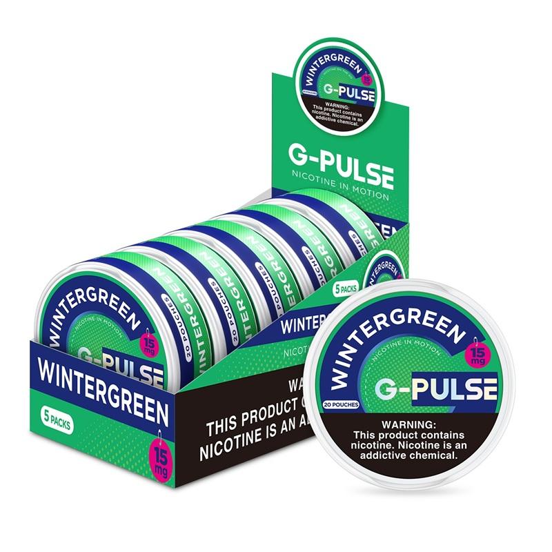NICOTINE G-PULSE WINTWRGREEN 15MG GEEKBAR