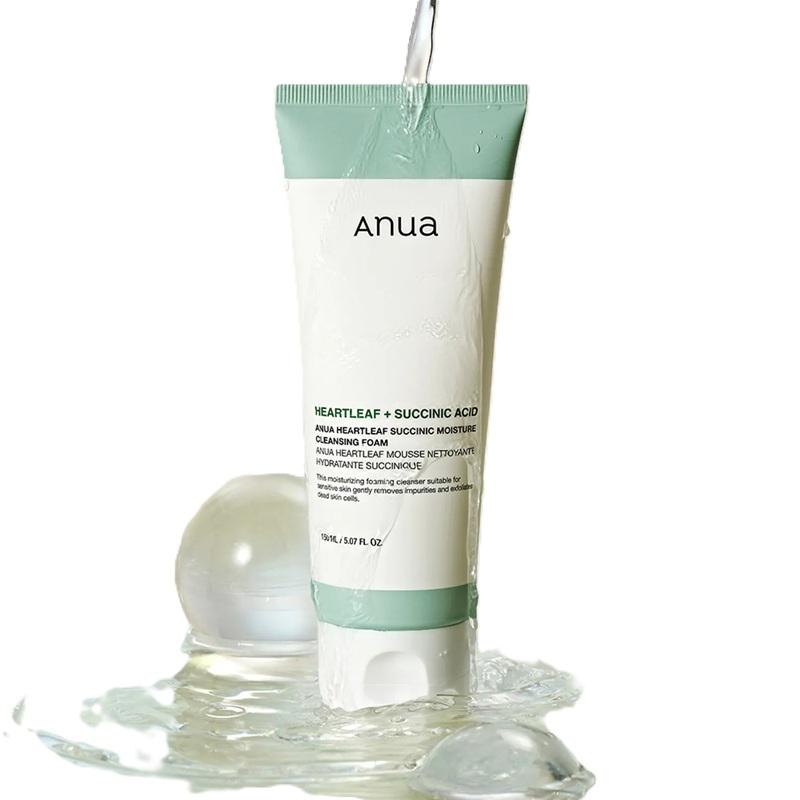 ANUA HEARTLEAF SUCCINIC MOISTURE CLEAN FOAM 150ML