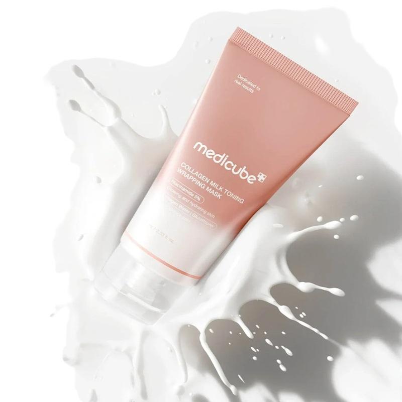 MEDICUBE COLLAGEN MILK TONING WARPPING MASK 75ML