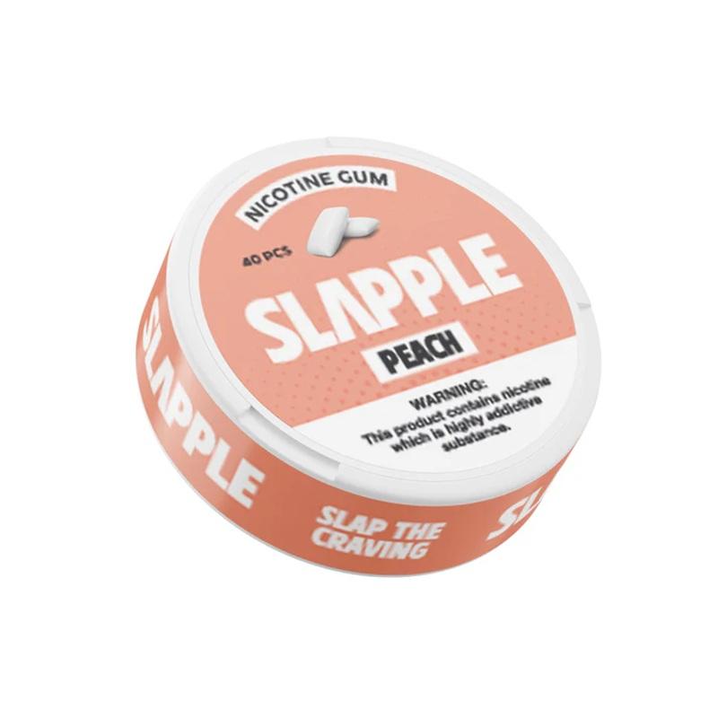 NICOTINE SLAPPLE CHICLETE 4MG PEACH